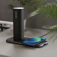 Zens Aluminium Dual Fast Wireless Charger 5 coils - Draadloze oplader - Power Delivery - 45 Watt - Zwart