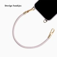 Selencia Universeel Polskoord met 2 haken - Muted Mauve