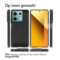 imoshion Brushed Backcover Xiaomi Redmi Note 13 (5G) - Zwart