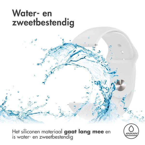 imoshion Siliconen Sport bandje  - Universeel 22 mm aansluiting - Wit