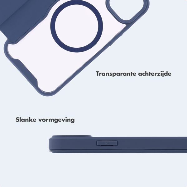 imoshion Transparante Bookcase met MagSafe Apple iPhone 14 / 13 - Blauw