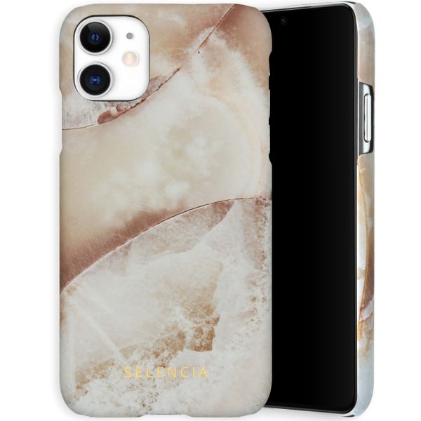 Selencia Maya Fashion Backcover iPhone 11 - Earth White