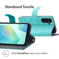 imoshion Bookcase met koord Samsung Galaxy S25 FE - Turquoise