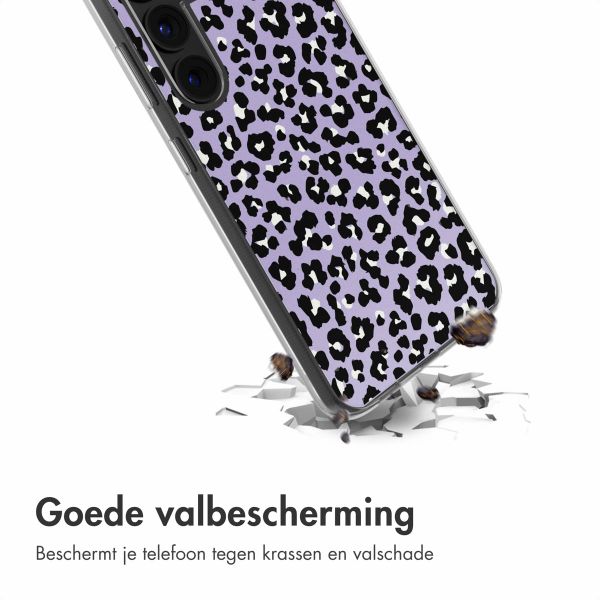 imoshion Design hoesje Samsung Galaxy S24 - Leopard Lilac