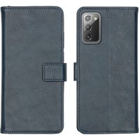 imoshion Luxe Bookcase Samsung Galaxy Note 20 - Donkerblauw