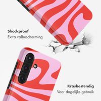 Selencia Vivid Backcover met MagSafe Samsung Galaxy S25 - Dream Swirl Pink
