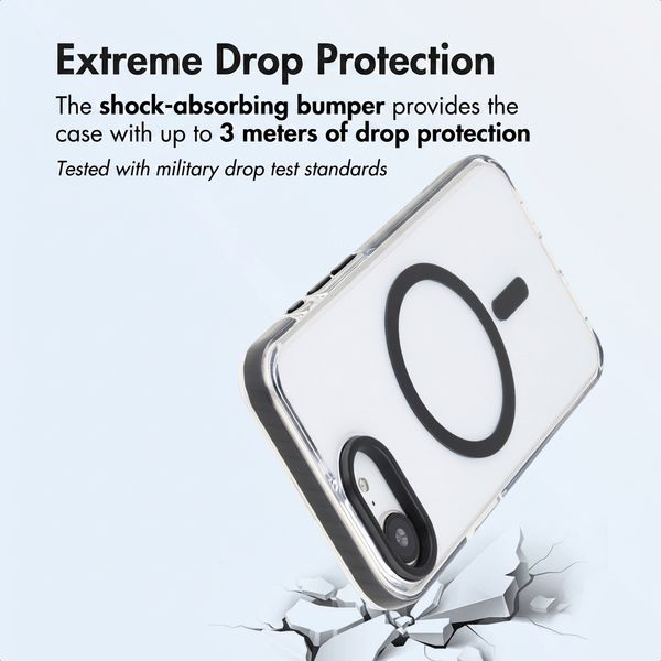 imoshion Combat MagSafe Back Cover Apple iPhone 17e / 16e - Black