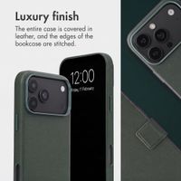 Accezz 2-in-1 Leather Bookcase with MagSafe Apple iPhone 18 Pro Max / 17 Pro Max - Cedar Green
