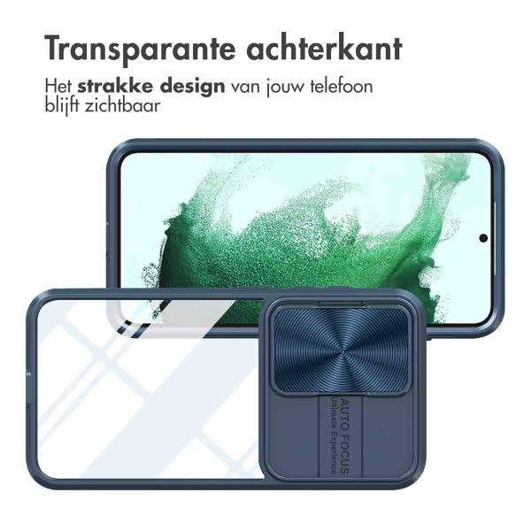 imoshion Camslider Backcover Samsung Galaxy S23 - Donkerblauw