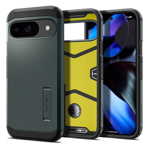 Spigen Tough Armor Backcover Google Pixel 9 / 9 Pro - Abyss Green