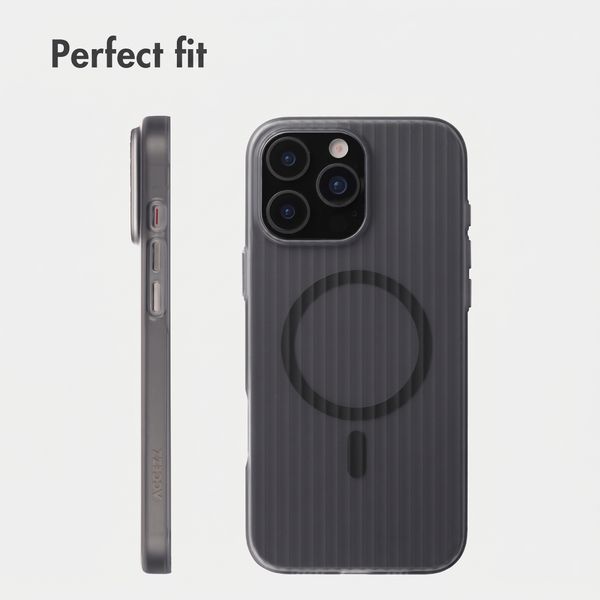 Accezz Lite Case with MagSafe | Fluted | Apple iPhone 16 Pro Max - Grey