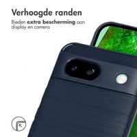 imoshion Brushed Backcover Google Pixel 8a - Donkerblauw