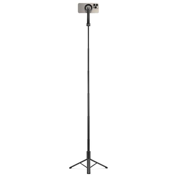 Spigen MagSafe Tripod Selfie Stick - met afstandsbediening - Universeel - 120CM - Zwart