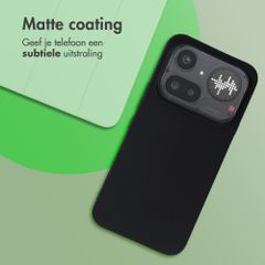 imoshion Color Backcover Nothing Phone (4a) Pro - Zwart