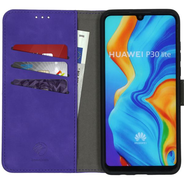 imoshion Uitneembare 2-in-1 Luxe Bookcase Huawei P30 Lite - Paars