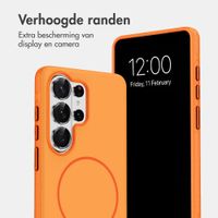 imoshion Color Backcover met Thin MagSafe Ring Samsung Galaxy S26 Ultra - Oranje
