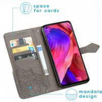 imoshion Mandala Bookcase Oppo A74 (5G) / A54 (5G) - Grijs