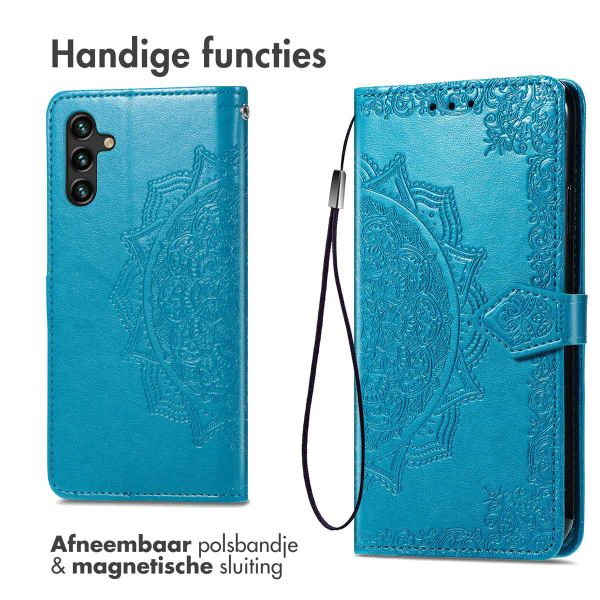 imoshion Mandala Bookcase Samsung Galaxy A25 (5G) - Turquoise