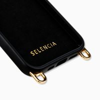 Selencia Rivièra MagSafe Backcover met afneembare haakjes Apple iPhone 15 - Velvet Black