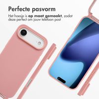 imoshion Siliconen hoesje met koord Apple iPhone Air - Sand Pink