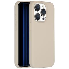 Accezz Liquid Silicone Back Cover with MagSafe Apple iPhone 15 Pro - Stone