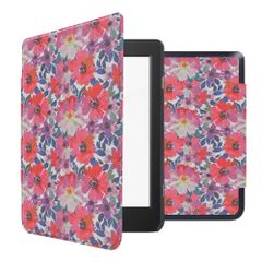 imoshion Design Slim Hard Case Bookcase Tolino Page 2 - Flower Watercolor