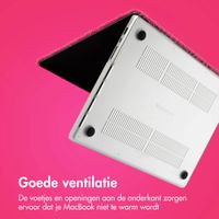 imoshion Teddy Hard Cover Apple MacBook Air 13 inch (2022 / 2024 M3 chip / 2025 M4 chip) - Hot Pink