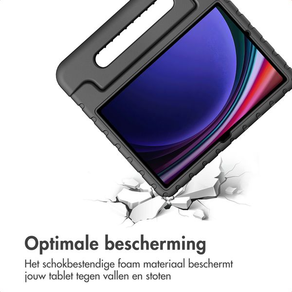 imoshion Kidsproof Backcover met handvat Samsung Galaxy Tab S11 / S9 11.0 inch / S10 Lite / S10 FE / S9 FE 10.9 inch - Zwart