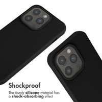 imoshion Silicone Case with Strap Apple iPhone 15 Pro - Black