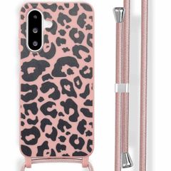 imoshion Siliconen design hoesje met koord Samsung Galaxy A26 - Animal Pink