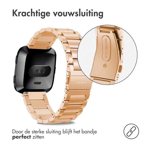 imoshion Stalen bandje Fitbit Versa / Versa 2 / Versa Lite - Rosé Goud