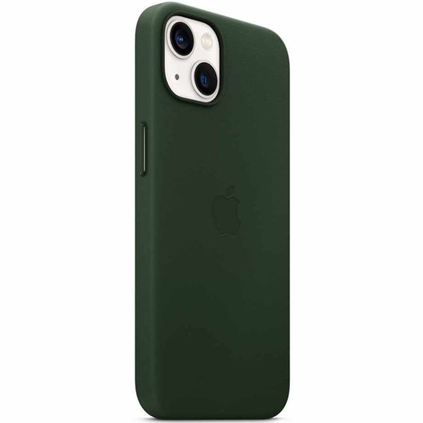 Apple Leather Backcover MagSafe Apple iPhone 13 - Sequoia Green