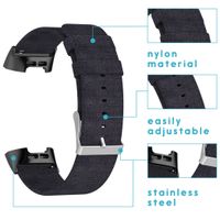 imoshion Nylon bandje Fitbit Charge 3 / 4 - Zwart