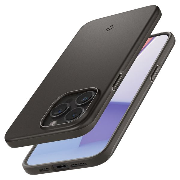 Spigen Thin Fit Backcover iPhone 15 Pro - Gunmetal