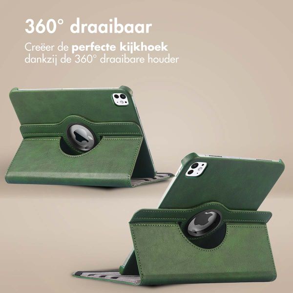 imoshion 360° draaibare Bookcase iPad Pro 11 (2024) M4 - Groen