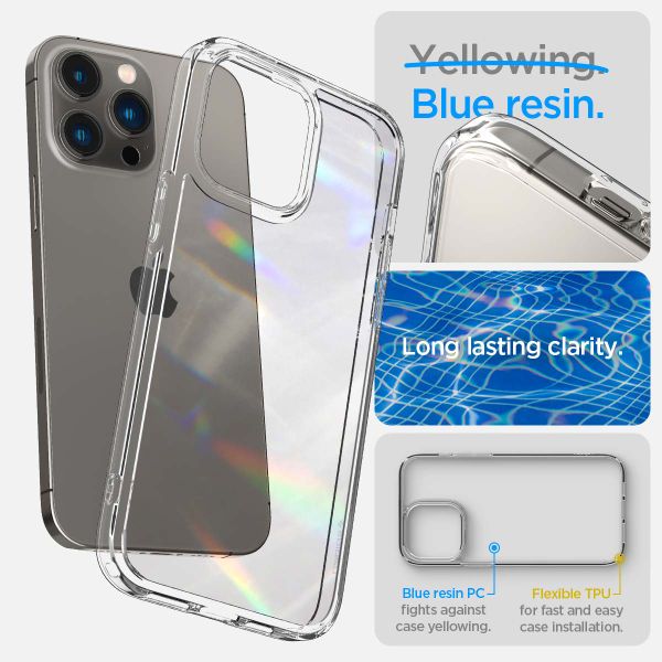 Spigen Crystal Hybrid Backcover iPhone 14 Pro Max - Transparant