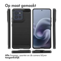 imoshion Brushed Backcover Motorola Moto G86 Power - Zwart