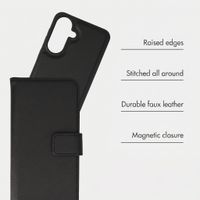 imoshion Detachable 2-in-1 Luxury Bookcase Samsung Galaxy A37 (5G) - Black