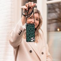 imoshion Design hoesje met koord Samsung Galaxy S20 - Luipaard - Groen / Zwart