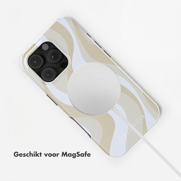 Selencia Vivid Backcover met MagSafe Apple iPhone 16 Pro Max - Desert Waves Beige
