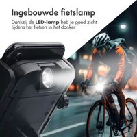 imoshion Fiets telefoonhouder met powerbank - Telefoonhouder fiets - Draadloze powerbank - 5.000 mAh - Zwart