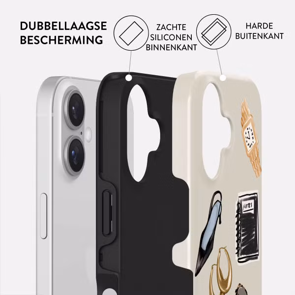Burga Tough Backcover MagSafe Apple iPhone 16 - Boss Babe
