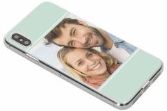 Ontwerp je eigen Apple iPhone Xs Max gel hoesje - Transparant