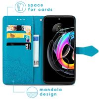 imoshion Mandala Bookcase Motorola Moto Edge 20 Lite - Turquoise