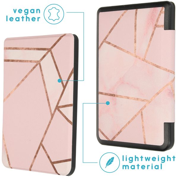 imoshion Design Slim Hard Case Sleepcover Tolino Page 2 - Pink Graphic