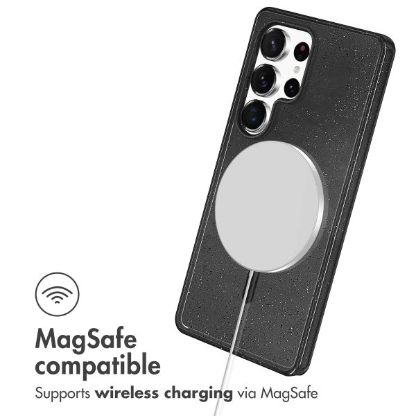 imoshion Sparkle Backcover met MagSafe Samsung Galaxy S24 Ultra - Glitter Zwart