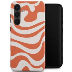 Selencia Vivid Backcover Samsung Galaxy S24 - Dream Swirl Orange