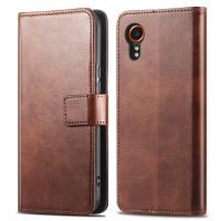 imoshion Luxe Bookcase Samsung Galaxy Xcover 7 - Donkerbruin