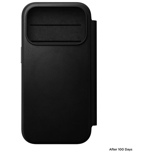 Nomad Modern Leather Folio Bookcase Apple iPhone 18 Pro Max - Black