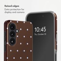 Selencia Vivid Case with MagSafe Samsung Galaxy S26 FE - Happy Dots Chocolate